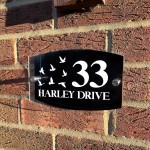 Personalised House Sign Acrylic House Sign Door Number Plaque