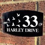 Personalised House Sign Acrylic House Sign Door Number Plaque