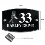 Personalised House Sign Door Number Plaque Custom Door Sign