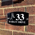 Personalised House Sign Door Number Plaque Custom Door Sign