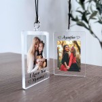 Auntie Keyring Gifts Personalised Photo Birthday Gifts for Aunt