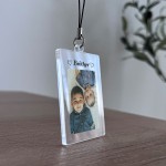 Brother Keyring Gifts Personalised Photo Birthday Christmas Gift