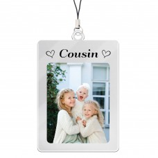 Cousin Keyring Gifts Personalised Cousin Photo Keychain Birthday
