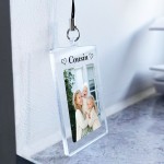 Cousin Keyring Gifts Personalised Cousin Photo Keychain Birthday