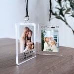 Cousin Keyring Gifts Personalised Cousin Photo Keychain Birthday
