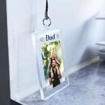Dad Keyring Gifts Personalised Dad Photo Keychain Birthday