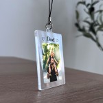 Dad Keyring Gifts Personalised Dad Photo Keychain Birthday