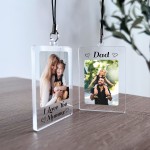 Dad Keyring Gifts Personalised Dad Photo Keychain Birthday