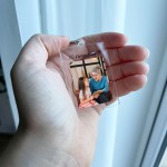 Grandma Keyring Gifts Personalised Grandparent Photo Keychain