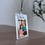 Grandma Keyring Gifts Personalised Grandparent Photo Keychain