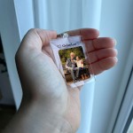 Grandpa Keyring Gifts Personalised Grandparent Photo Keychain