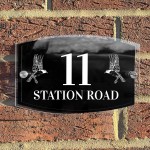 Modern House Signs Plaques Acrylic & Aluminium Door Number