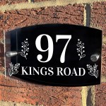 Modern House Signs Plaques Door Numbers 1 - 999 Personalised