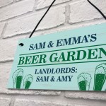 Personalised Beer Garden Sign Funny Pub Landlord Plaque Garden