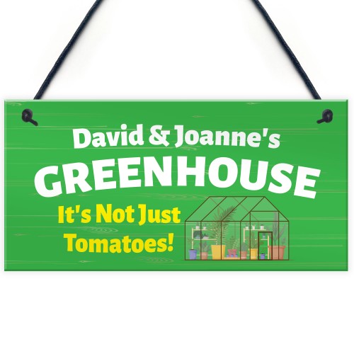 Personalised Greenhouse Signs Garden Signs For Outside