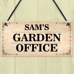 Office Sign For Garden Outside Sign For Office Personalised