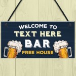 Personalised Home Bar Gift Bar Sign For Home Pub Garden Bar