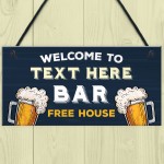 Personalised Home Bar Gift Bar Sign For Home Pub Garden Bar