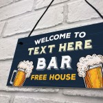 Personalised Home Bar Gift Bar Sign For Home Pub Garden Bar