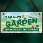 GARDEN SIGNS Wall Door Sign Welcome Sign For Garden Shed