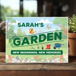 Personalised Hanging Garden Sign For Outdoor Summer House Sign