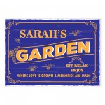Any Name Garden Signs Personalised Garden Sign For Outdoor