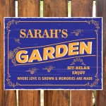 Any Name Garden Signs Personalised Garden Sign For Outdoor