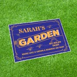 Any Name Garden Signs Personalised Garden Sign For Outdoor