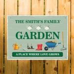 Personalised Hanging Plaque Welcome Sign Garden Signs Home Decor