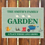 Personalised Hanging Plaque Welcome Sign Garden Signs Home Decor