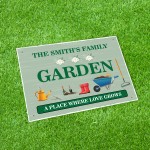 Personalised Hanging Plaque Welcome Sign Garden Signs Home Decor