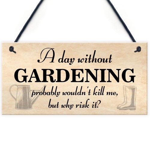 Garden Signs For Gardener Hanging Wall Door Sign Shed Sign