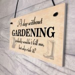 Garden Signs For Gardener Hanging Wall Door Sign Shed Sign