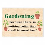 FUNNY Garden Sign For Outdoor Hanging Wall Door Sign Shed Sign