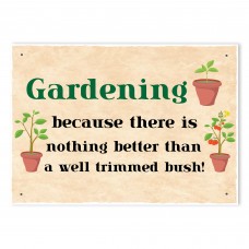 FUNNY Garden Sign For Outdoor Hanging Wall Door Sign Shed Sign