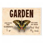 Novelty Garden Signs And Plaques Hanging Sign For Garden Outdoor