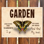 Novelty Garden Signs And Plaques Hanging Sign For Garden Outdoor