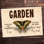 Novelty Garden Signs And Plaques Hanging Sign For Garden Outdoor