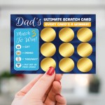 Dad Scratch Card Gifts for Dad Father's Day Birthday Dad 