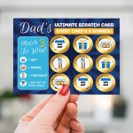 Dad Scratch Card Gifts for Dad Father's Day Birthday Dad 