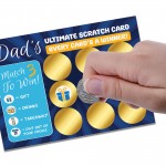 Dad Scratch Card Gifts for Dad Birthday Fathers Day Gift For Dad