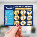 Dad Scratch Card Gifts for Dad Birthday Fathers Day Gift For Dad