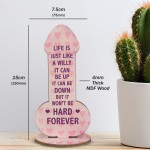 Funny Best Friend Sign Rude Friendship Gift For Him Her Novelty
