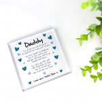 Fathers Day Birthday Gift For Dad Acrylic Block Plaque Present