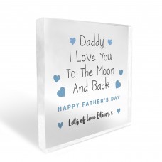 Cute Fathers Day Gift For Daddy From Daughter Son Personalised