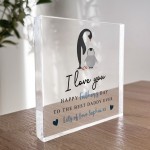 Personalised Gift For Daddy For Fathers Day Birthday Penguin