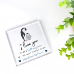 Personalised Gift For Daddy For Fathers Day Birthday Penguin