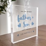 Gift For Fathers Day Dad And Son Gift Dad And Son Plaque