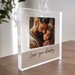 Fathers Day Birthday Gift For Daddy Love You Daddy Plaque