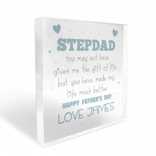 Fathers Day Gift For Step Dad Personalised Gift For Step Dad